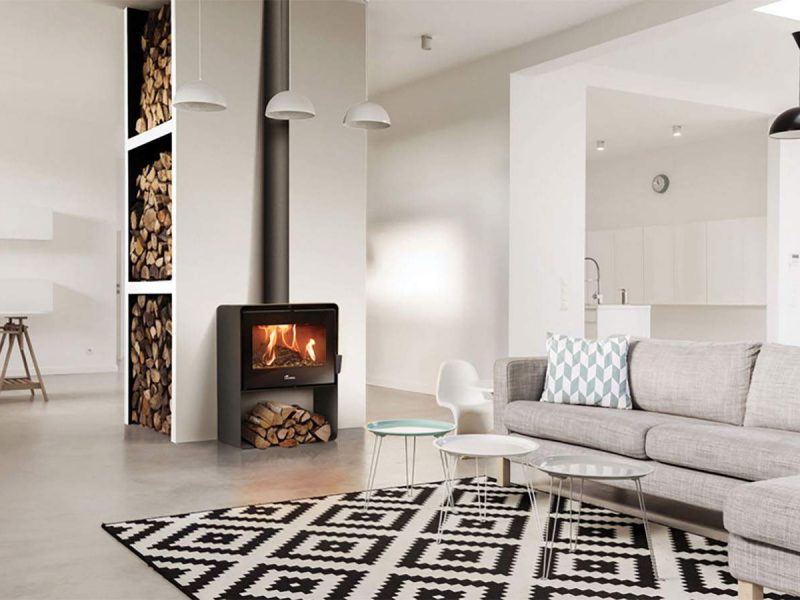 Legna 5 Stufa a legna Moderna